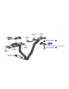 Collier barrette 3 tuyaux injecteur avec 2 trous HDJ80 24s TOYOTA -