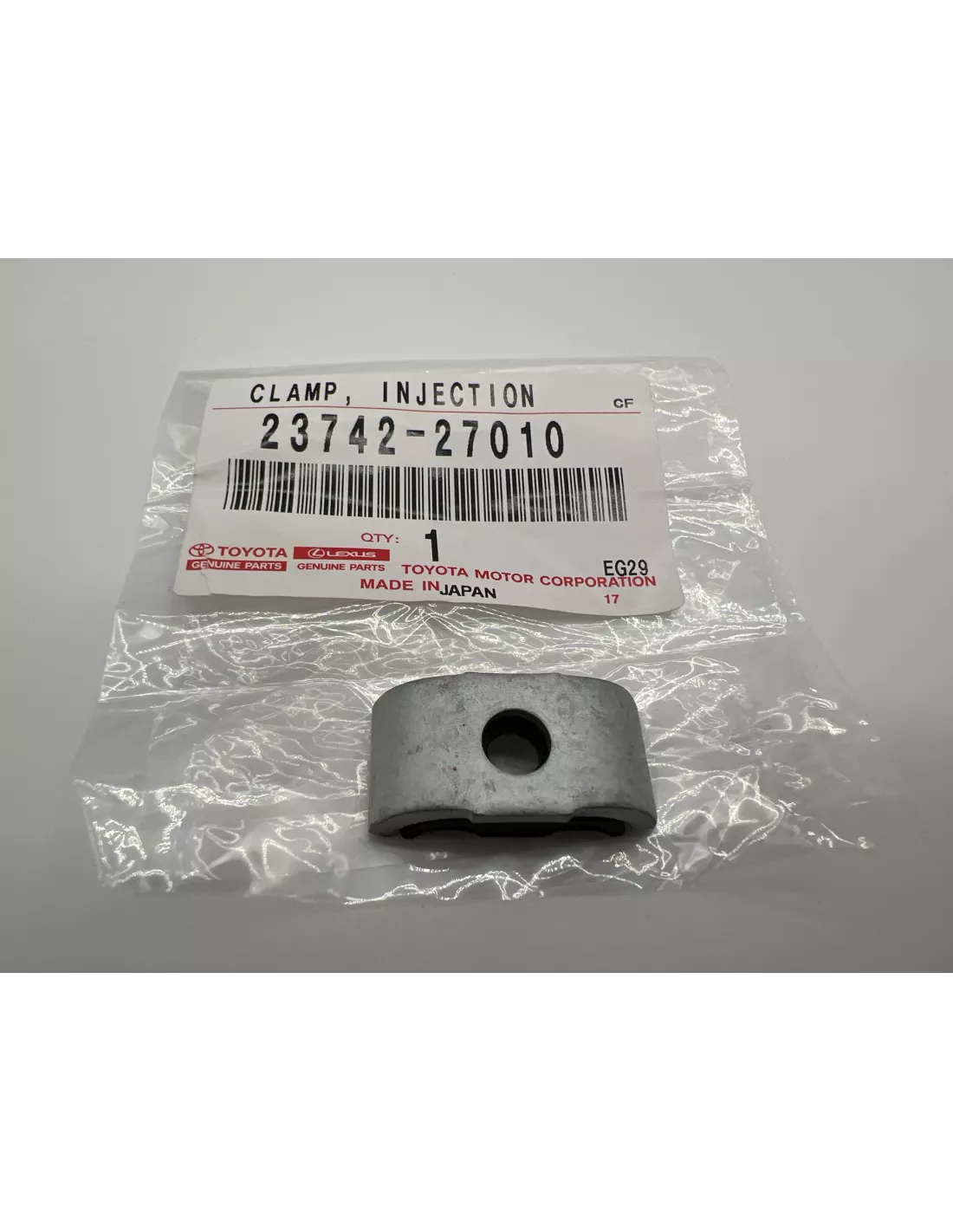 Collier 2 tuyaux injecteur avec trou KDJ VDJ TOYOTA - accessoire 4x4