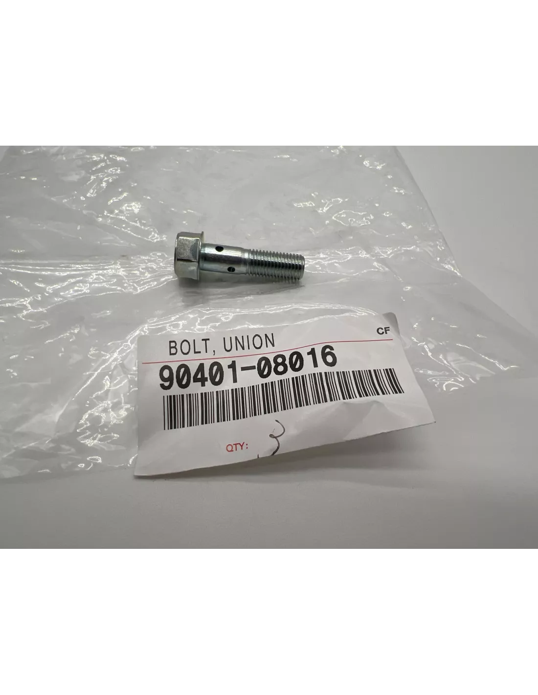 Vis creuse de rampe de retour injection KDJ9 KDJ12 KDJ15 Hilux Vigo