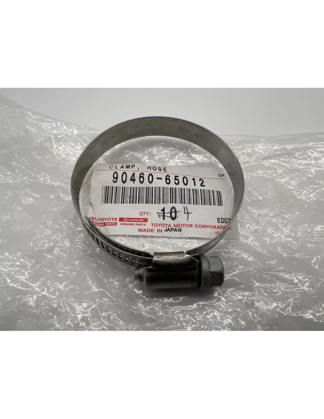 Collier durite entre turbo et intercooler KDJ12 KDJ9 Hilux Vigo