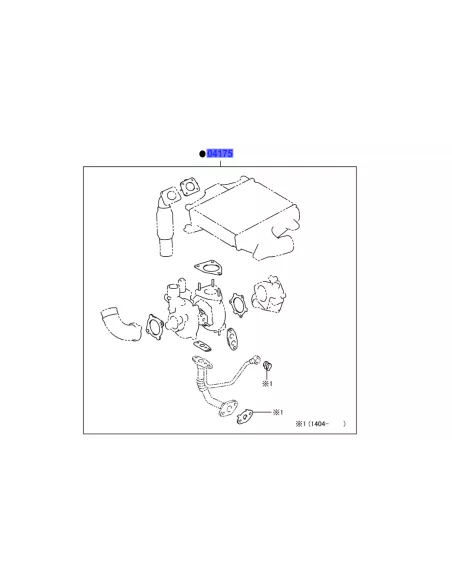Pochette de joints de turbocompresseur Hilux Vigo 3.0D4-D TOYOTA -