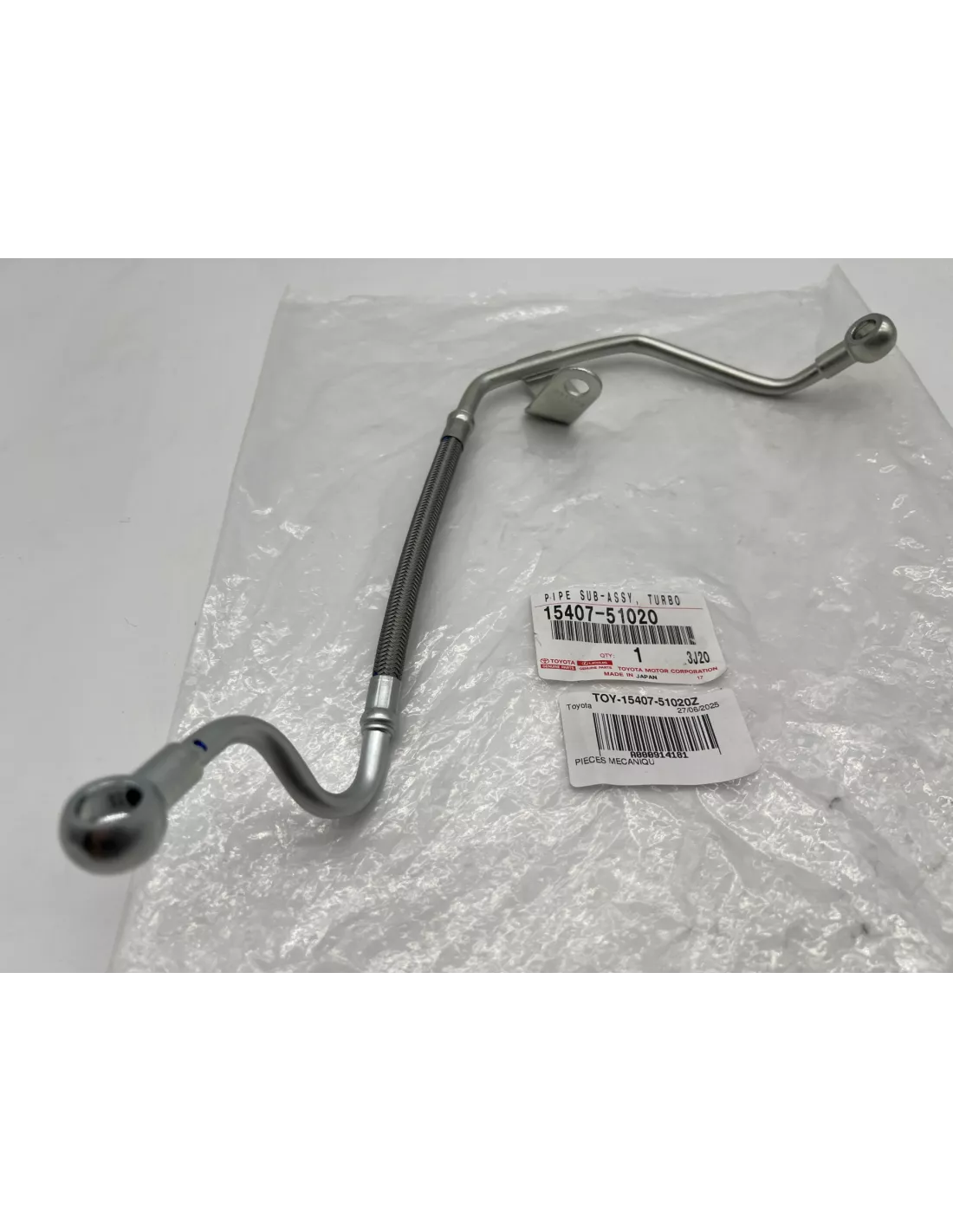 Conduite alimentation huile turbo droit VDJ200 TOYOTA - accessoire 4x4