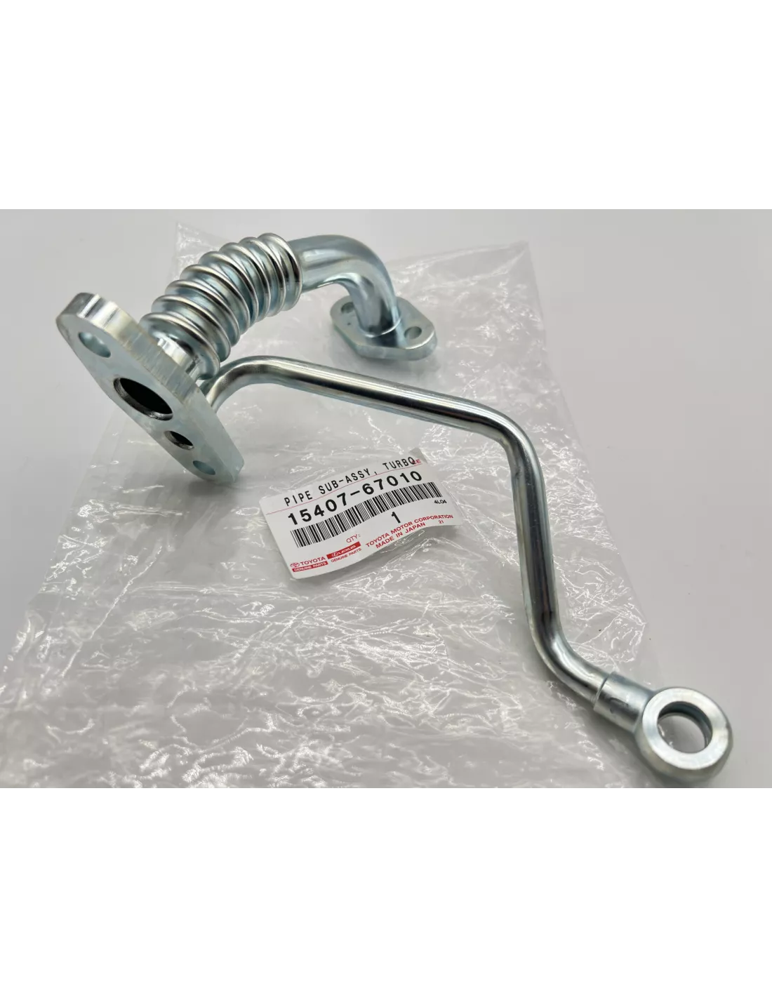 Tube rigide alimentation huile turbo KZJ7 KZJ9 TOYOTA - accessoire 4x4