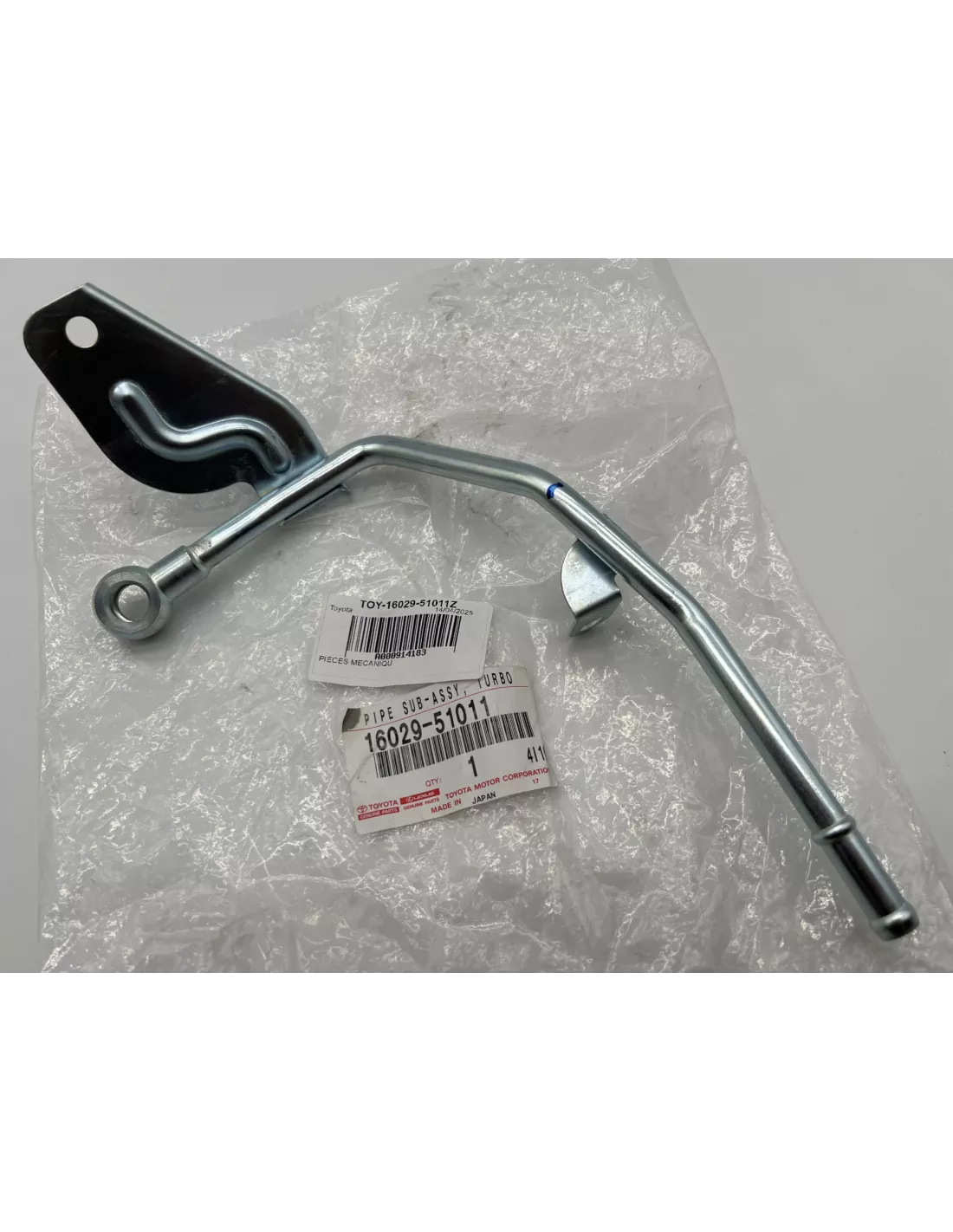 Conduite sur turbo alimentation huile turbo gauche VDJ200 TOYOTA -