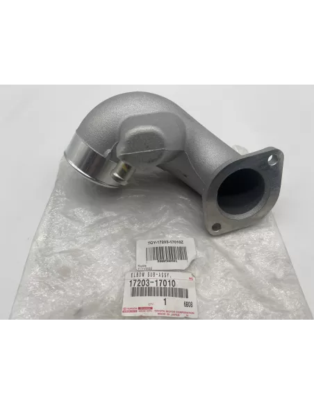 Pipe aluminium entrée air turbo HDJ100 - Turbo géo standard TOYOTA -