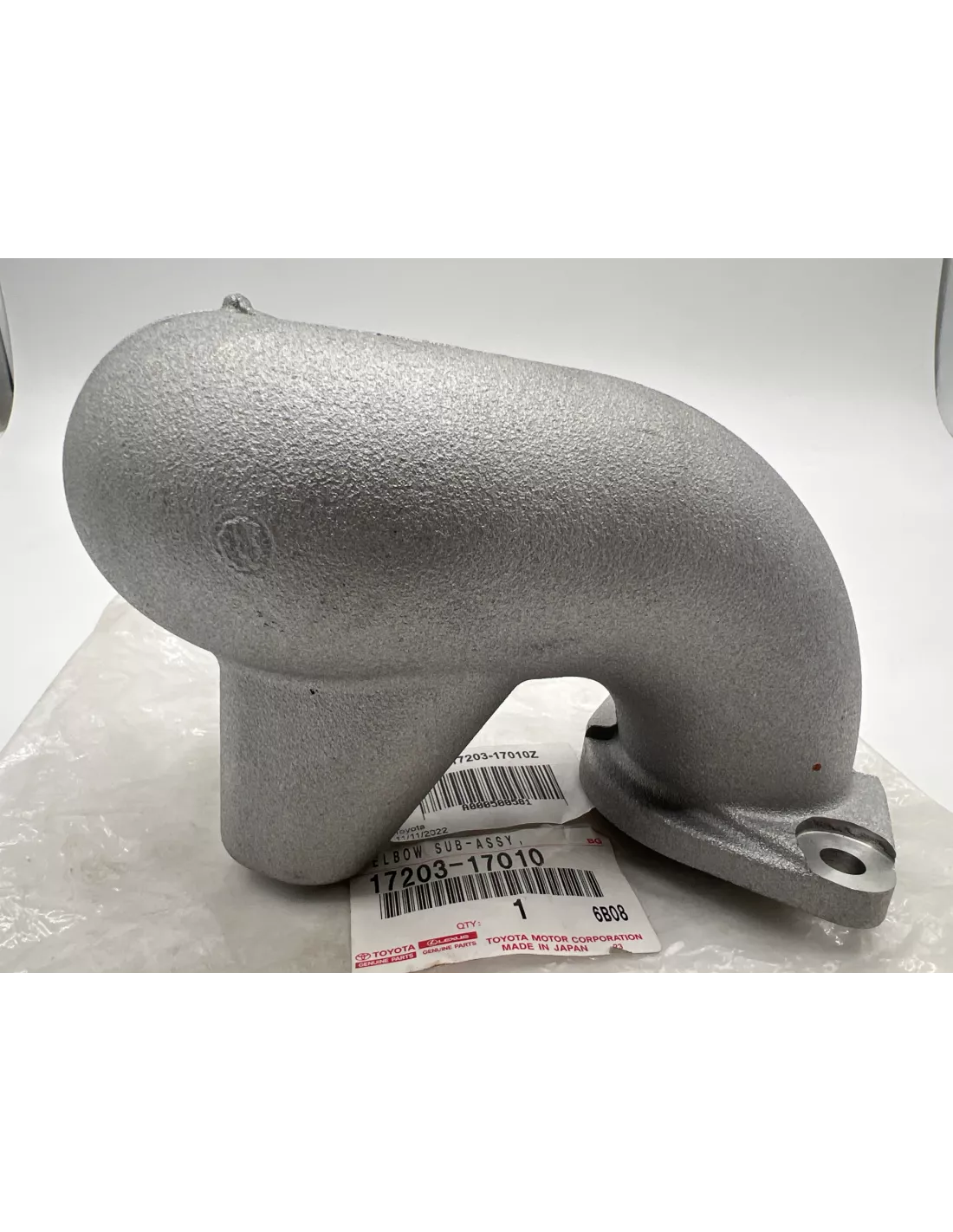 Pipe aluminium entrée air turbo HDJ100 - Turbo géo standard TOYOTA -
