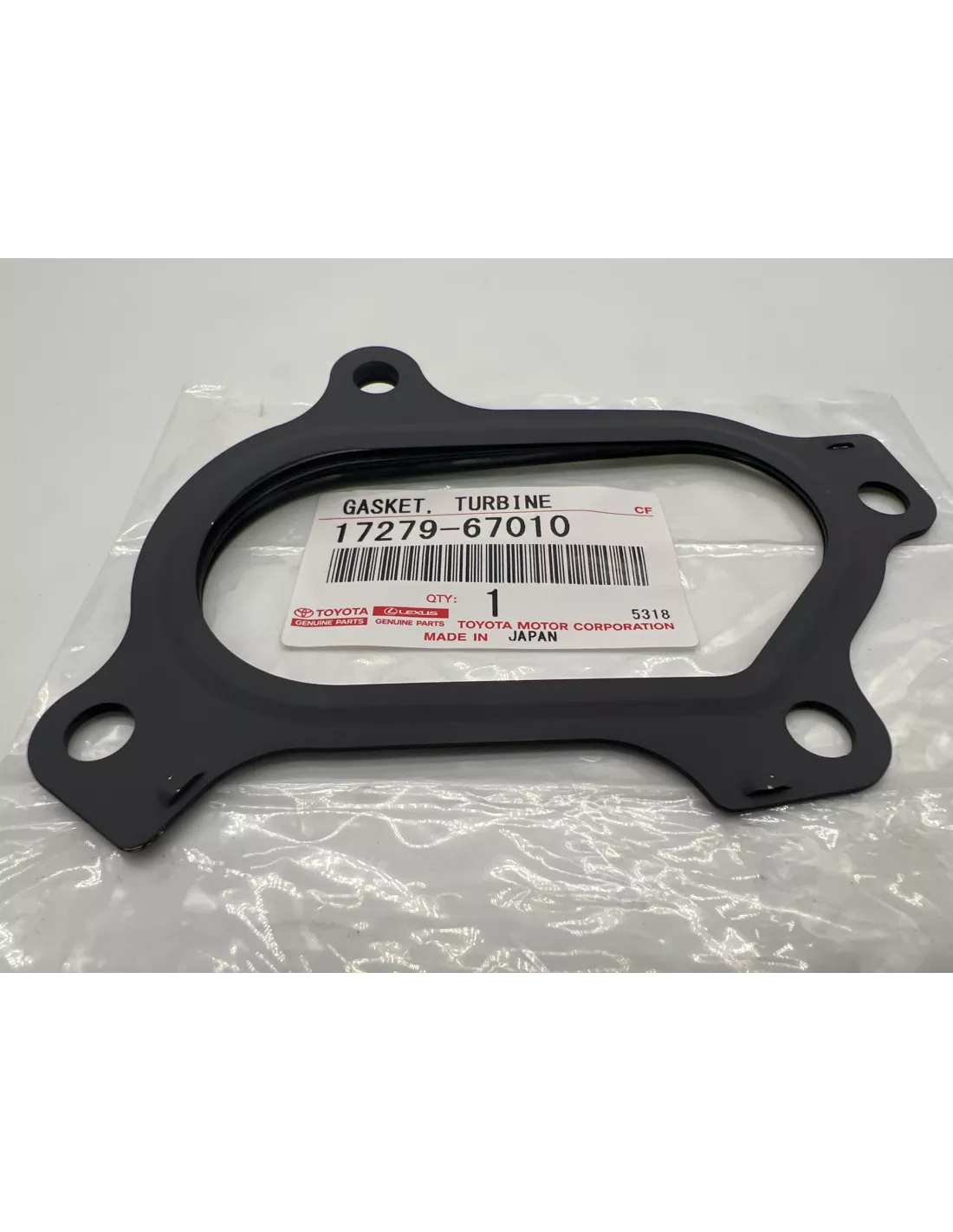 Joint métallique entre turbo et descente de turbo KZJ7 KZJ9 TOYOTA -