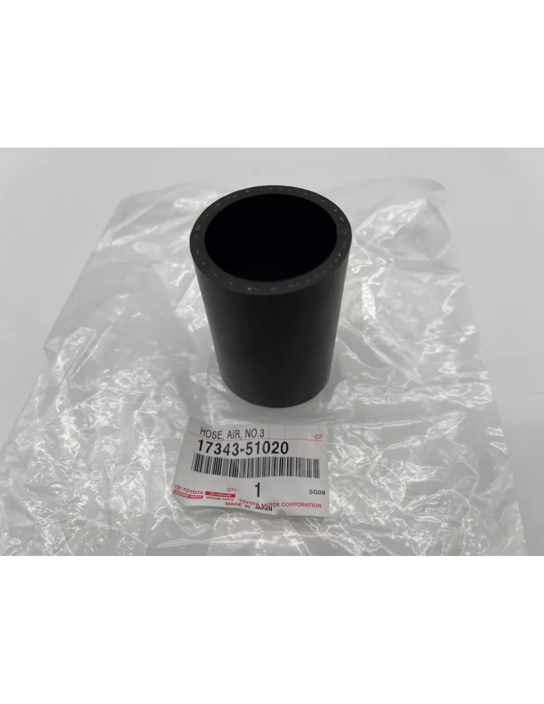 Flexible entre tubes rigides entrée air turbo droit VDJ200 TOYOTA -