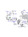 Flexible entre tubes rigides entrée air turbo droit VDJ200 TOYOTA -