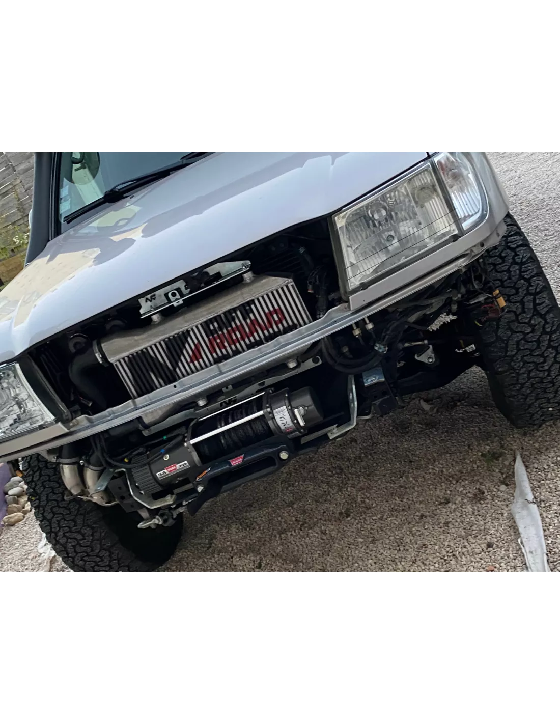 Kit intercooler frontal gros volume aluminium Toyota Land Cruiser