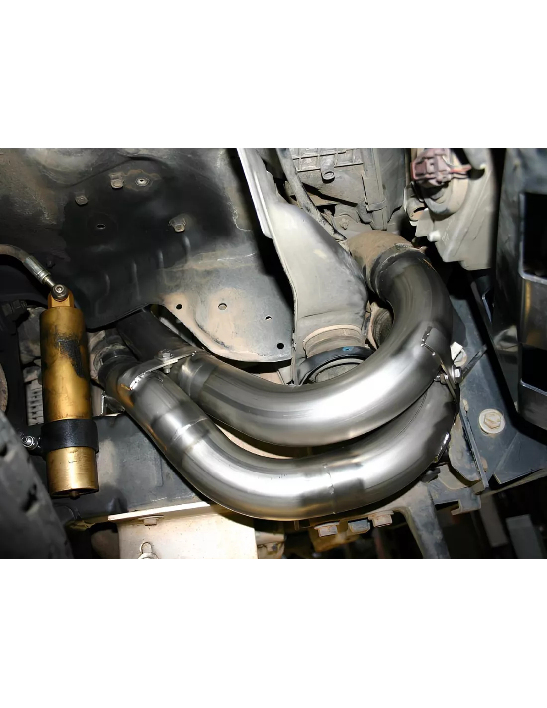 Tubulures intercooler en Inox Tecinox pour HDJ100 - dans le passage