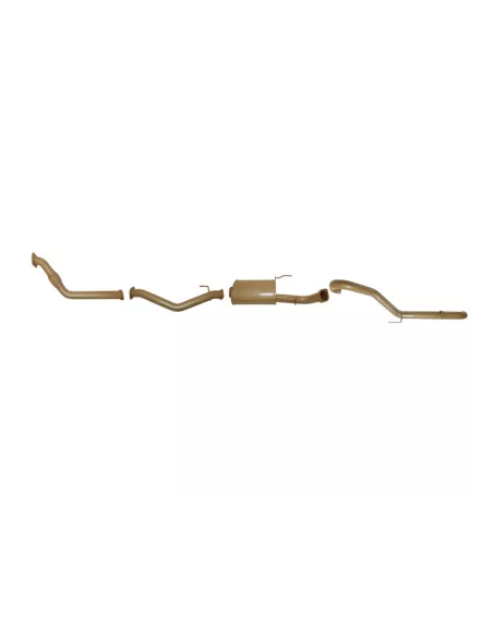 Ligne 3 complète d'échappement après turbo King Brown Toyota Land