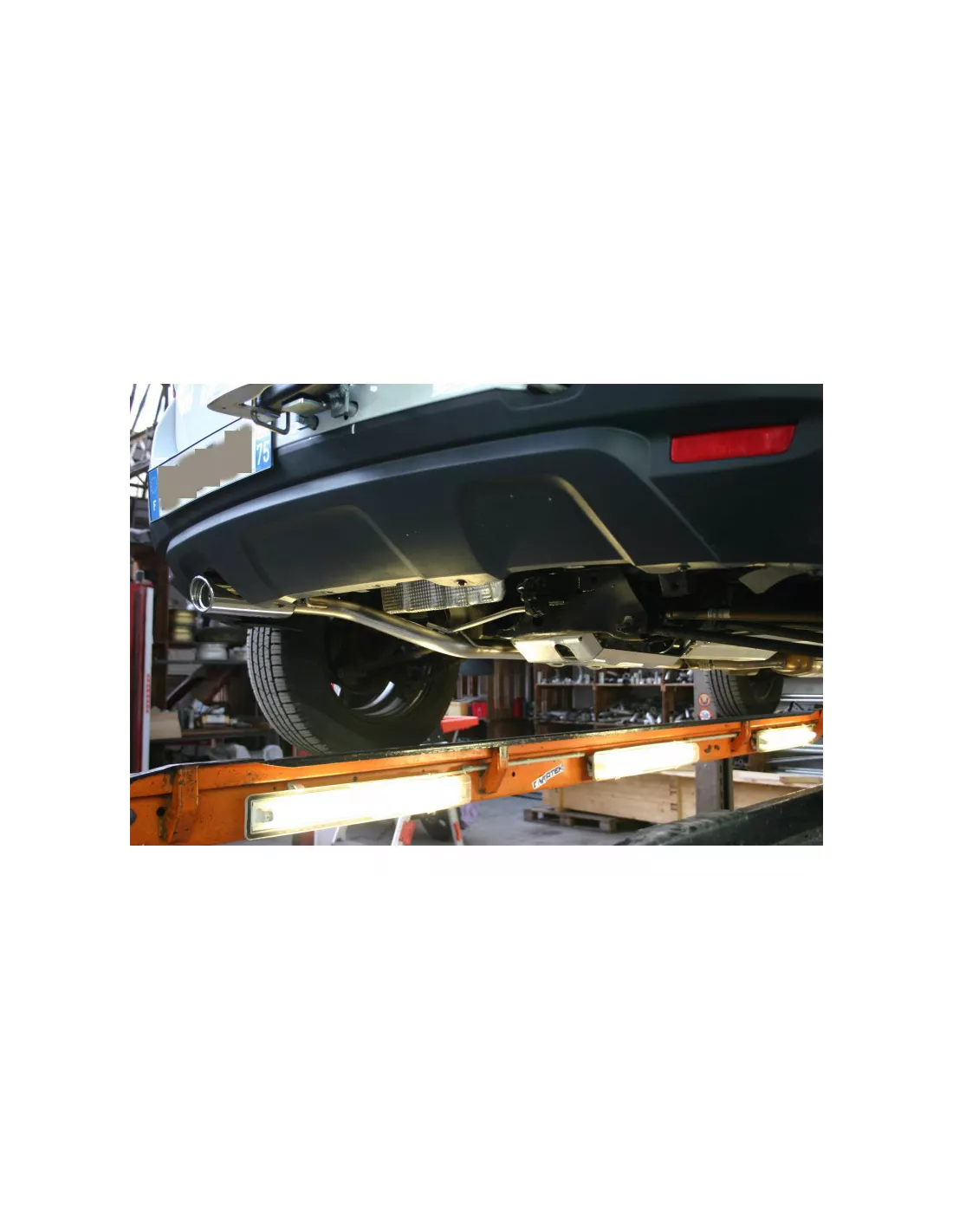Duster 1 - phase 1 tube arr. sans silencieux apres fap Tecinox Dacia