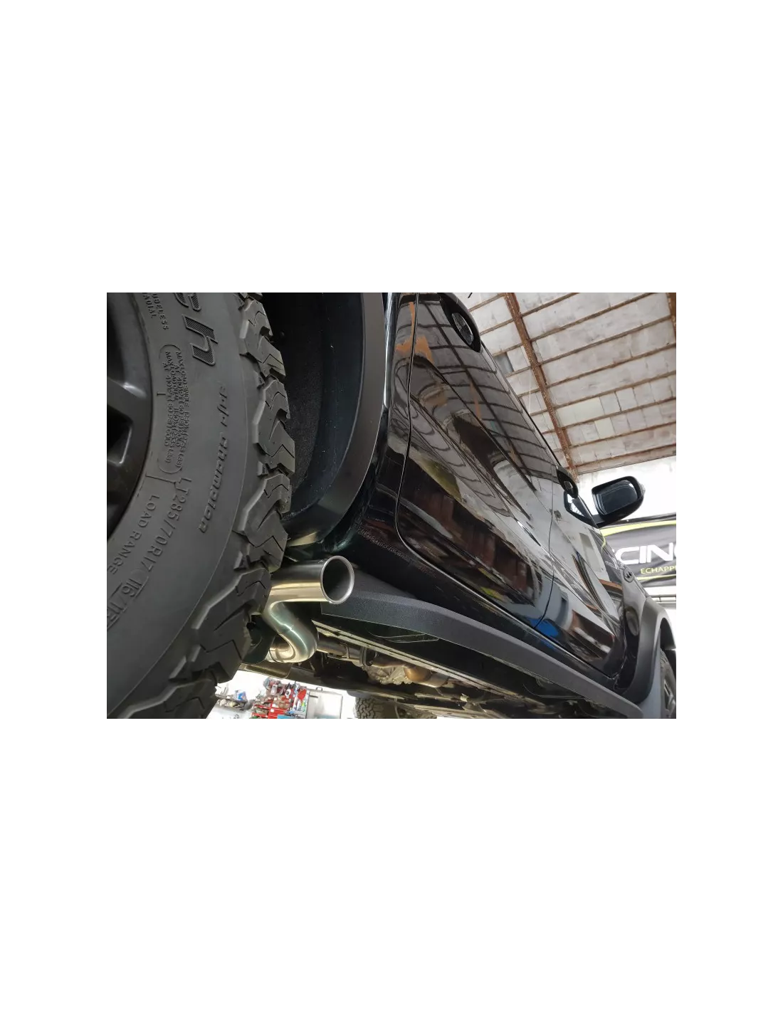 Sortie laterale apres catalyseur Tecinox Ford Ranger Raptor 2.0L TDCI