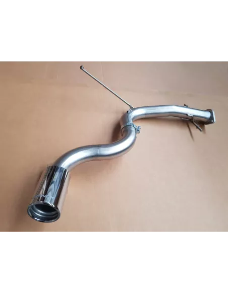 Sortie laterale (embout poli diam.90mm.) apres catalyseur Tecinox