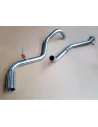 Intermediaire sans silencieux + tube arriere (embout poli diam.90mm.)