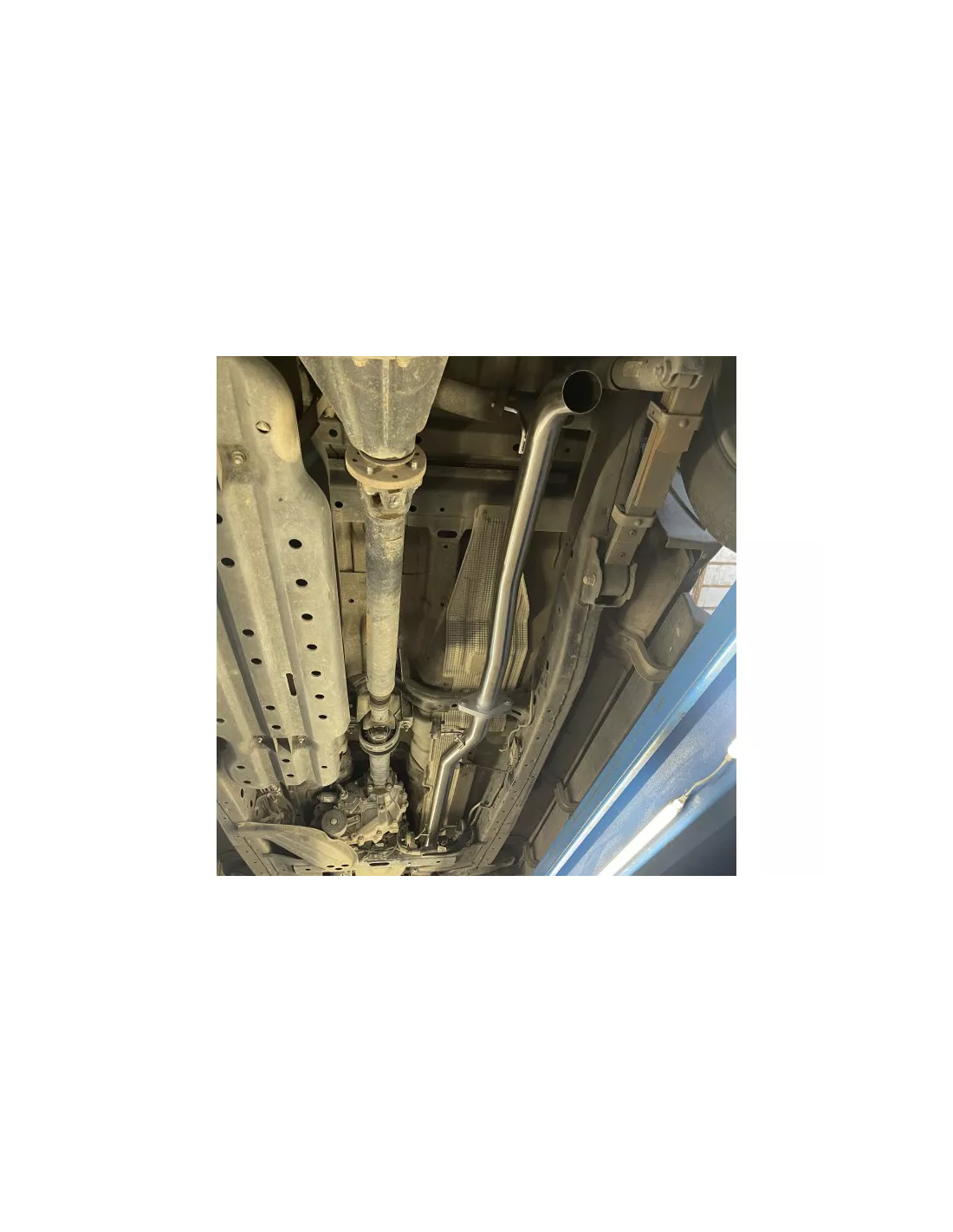Intermediaire avec silencieux + tube arriere Tecinox Ford Ranger T7