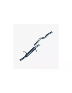 Intermediaire avec silencieux + tube arrière Tecinox Isuzu D-Max 3.0L