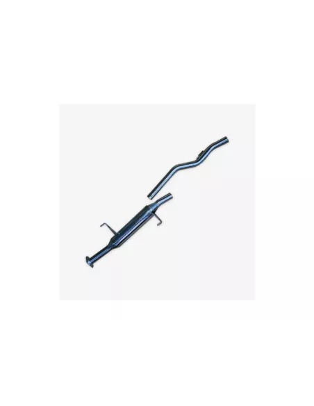Intermediaire avec silencieux + tube arrière Tecinox Isuzu D-Max 3.0L