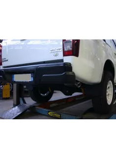 Intermediaire sans silencieux + tube arriere Tecinox Isuzu D-Max 2.5L 2
