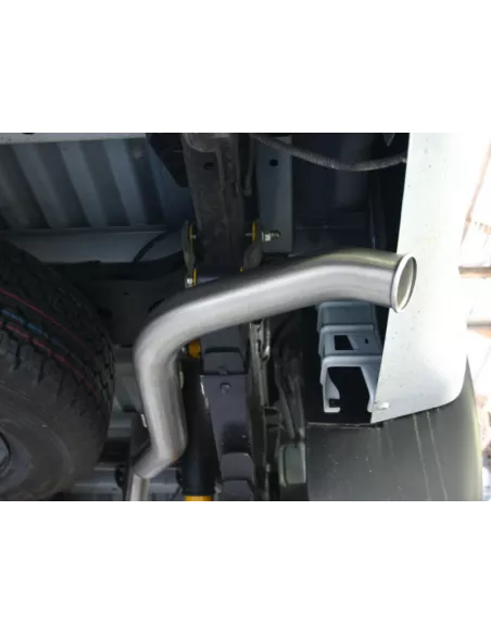 Intermediaire sans silencieux + tube arriere Tecinox Isuzu D-Max 2.5L