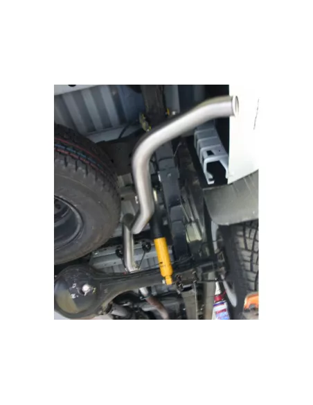 Intermediaire sans silencieux + tube arriere Tecinox Isuzu D-Max 2.5L