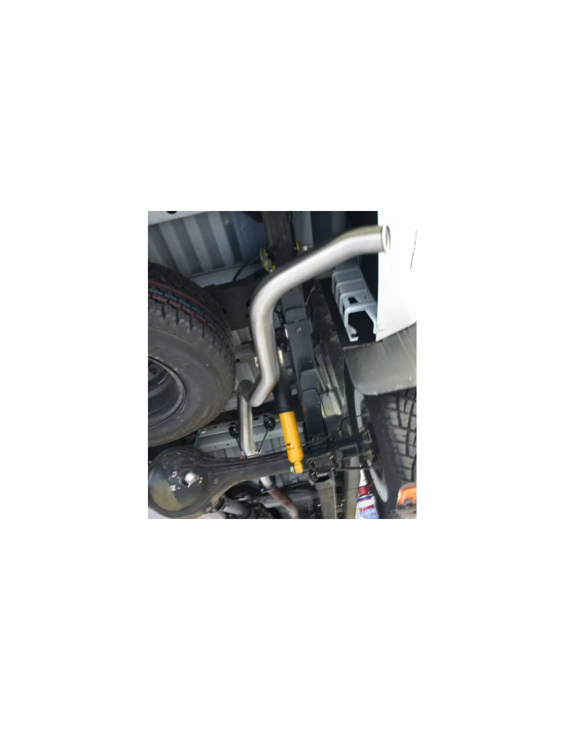 Intermediaire sans silencieux + tube arriere Tecinox Isuzu D-Max 2.5L
