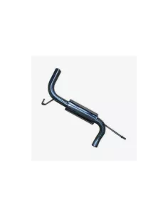 Silencieux arriere transversal sortie a droite Tecinox Jeep Wrangler