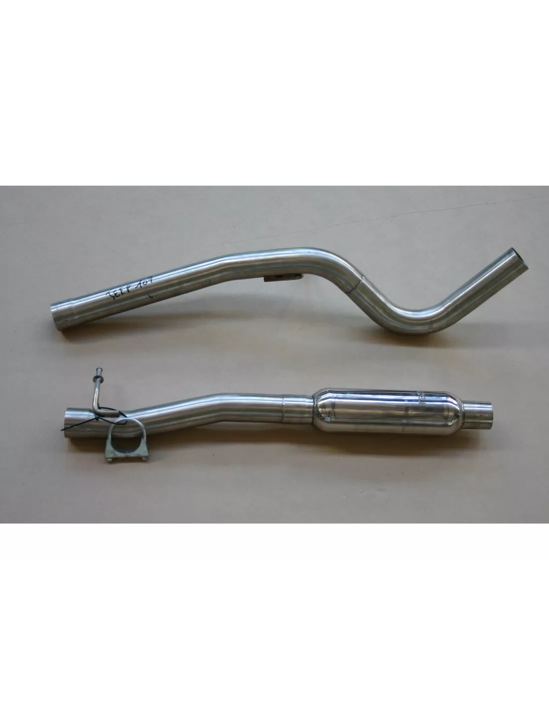 Intermediaire avec silencieux Tecinox Jeep Wrangler Jk 2.8L CRD 200HP