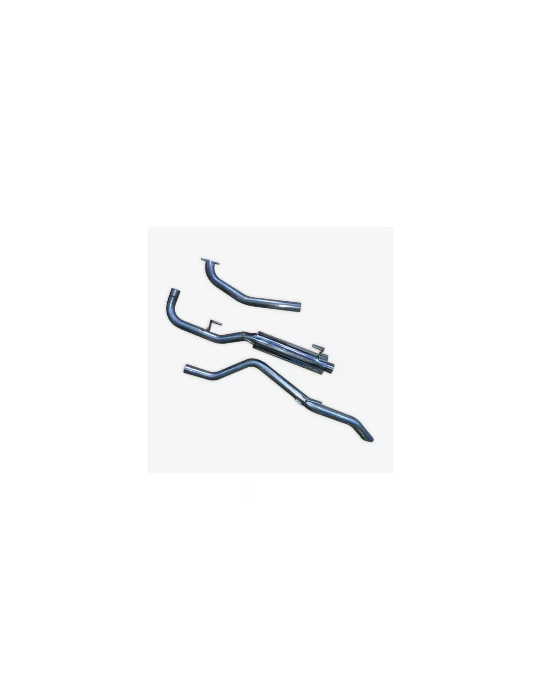 Intermediaire avec silencieux sport Tecinox Nissan Navara D40 2.5L