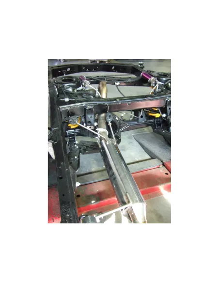 Intermediaire avec silencieux+ tube arriere (2 pieces) Tecinox Toyota