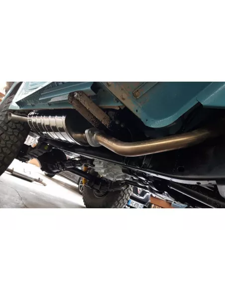 Sortie latérale après tube primaire Tecinox Toyota Land Cruiser Bj42