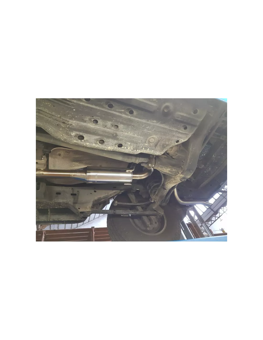 Intermediaire avec silencieux Tecinox Toyota FJ Cruiser 2006-2018