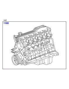 Moteur assemblé NEUF 1HZ pour Land Cruiser HZJ78 HZJ79 HZJ105 TOYOTA