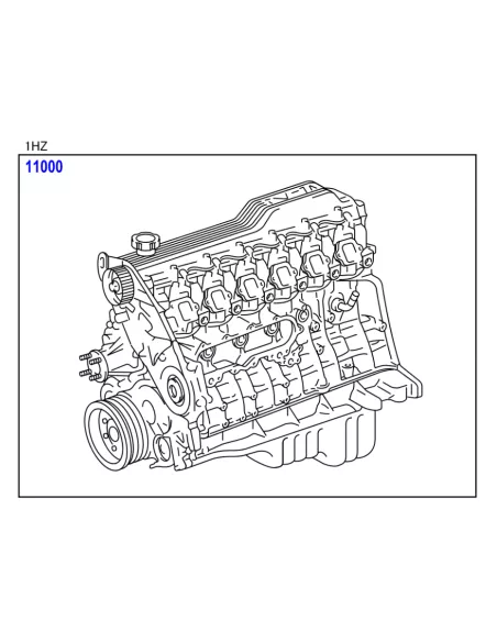 Moteur assemblé NEUF 1HZ pour Land Cruiser HZJ78 HZJ79 HZJ105 TOYOTA