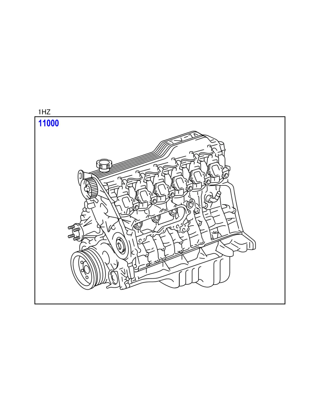Moteur assemblé NEUF 1HZ pour Land Cruiser HZJ78 HZJ79 HZJ105 TOYOTA