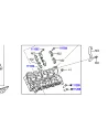 Culasse nue gauche VDJ200 286cv - avec guides de soupape TOYOTA -