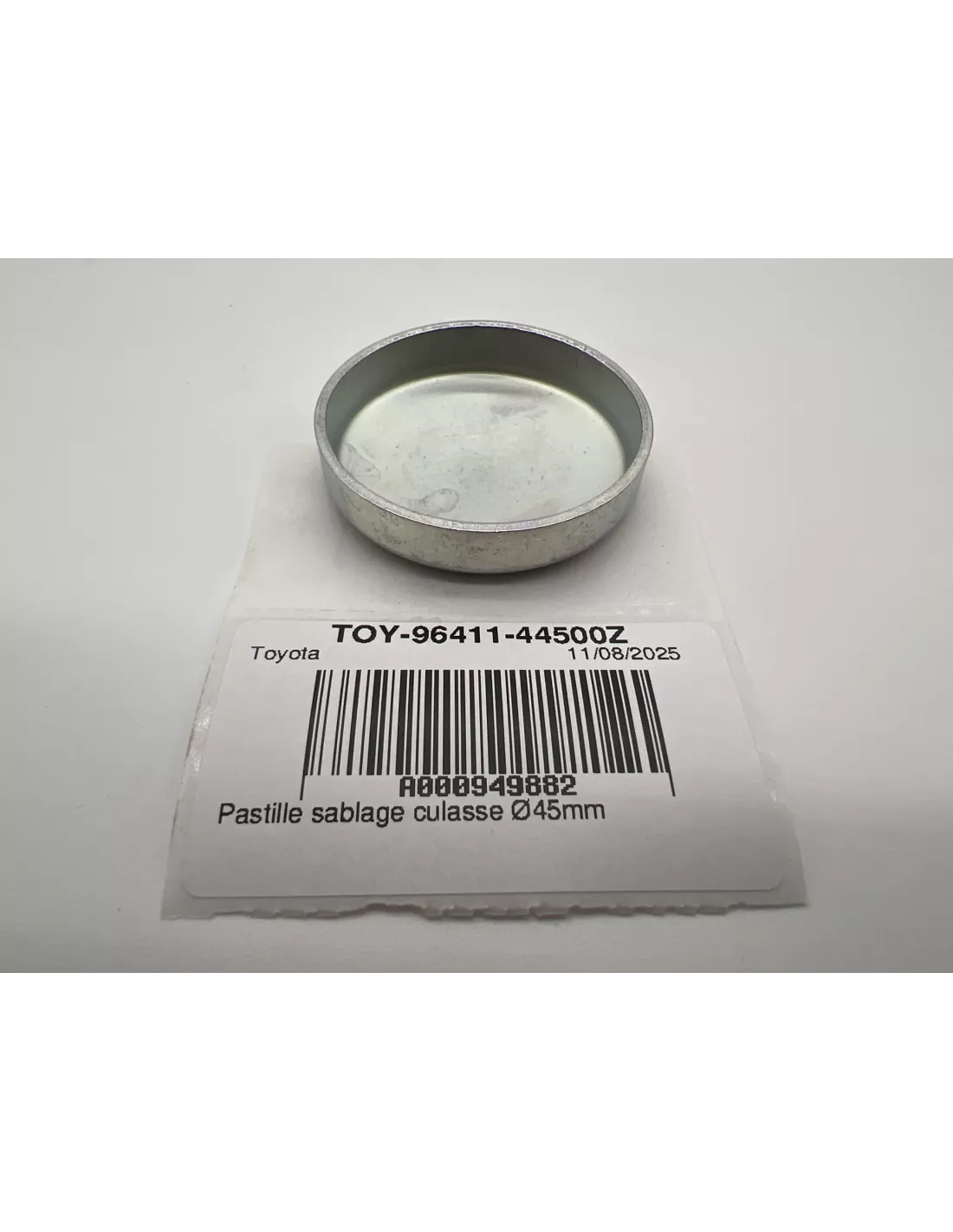 Pastille sablage culasse Ø45mm TOYOTA - accessoire 4x4