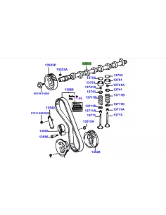 Arbre à cames KZJ7 KZJ9 TOYOTA - accessoire 4x4 2