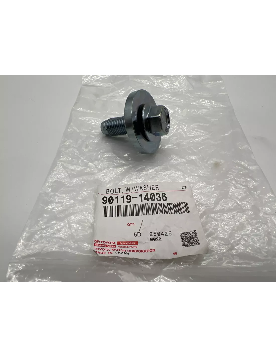 Boulon arbre à cames - maintien poulie distribution TOYOTA -