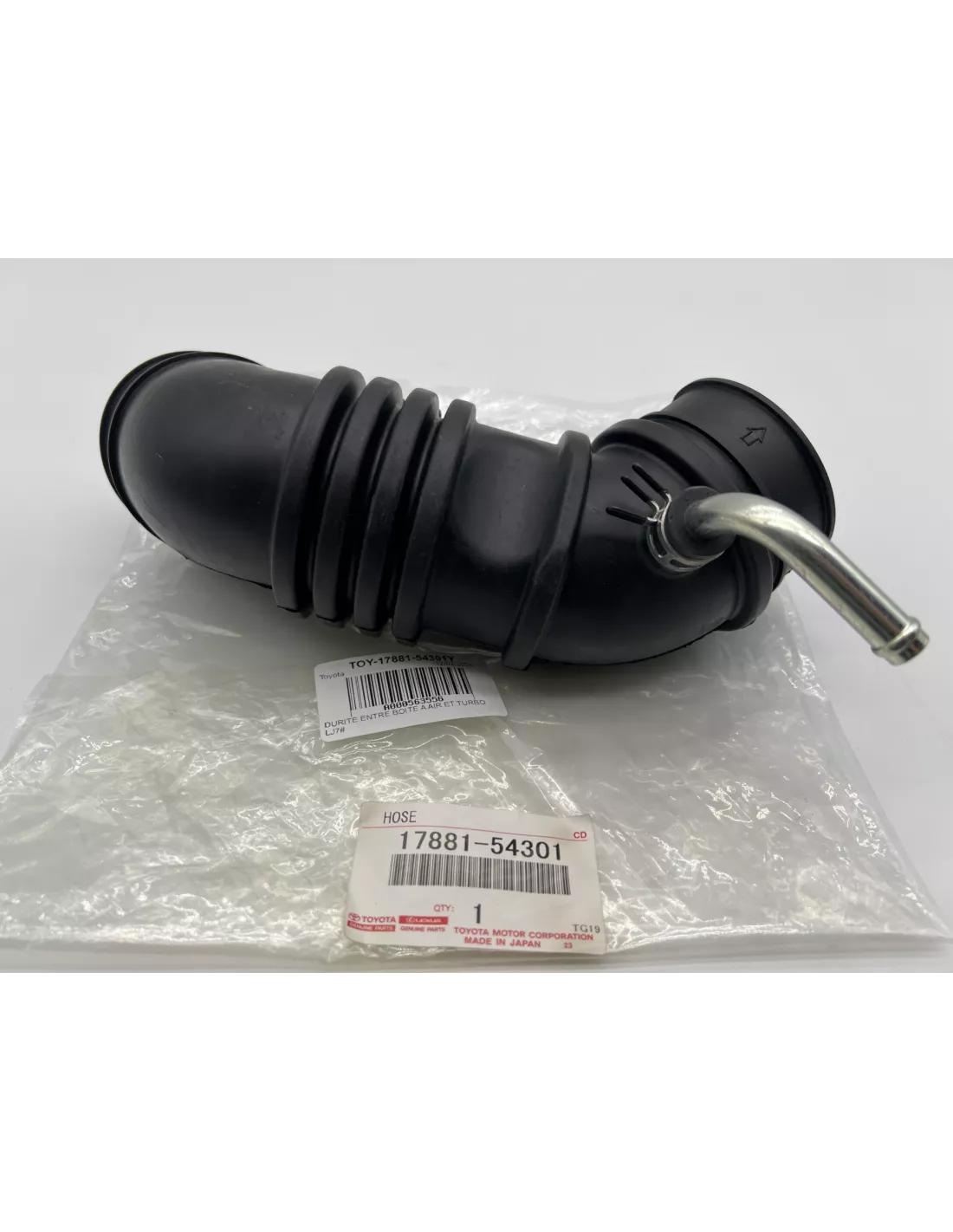 Durite entre boite à air et turbo LJ70 LJ73 phares ronds TOYOTA -