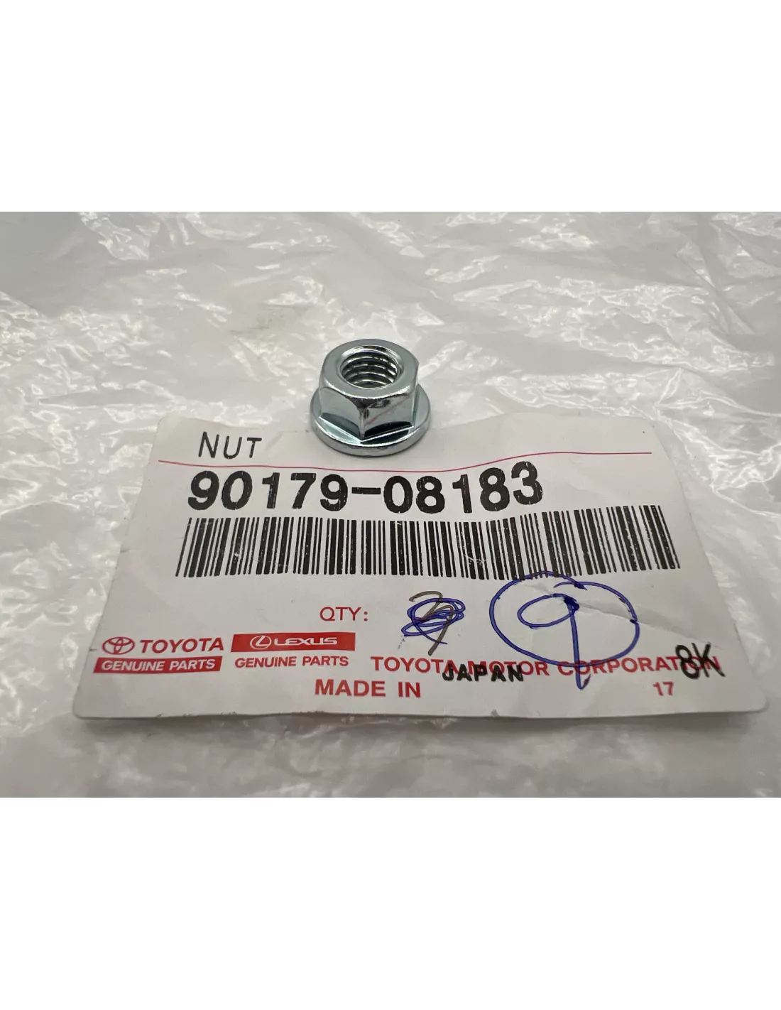 Ecrou de goujon prisonnier turbo ou admission HDJ100 HDJ80 24s TOYOTA