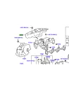 Isolant tôle pare chaleur collecteur échappement KDJ12 TOYOTA -