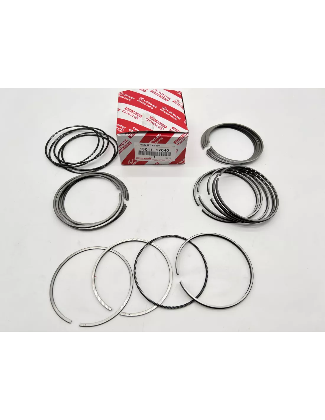 Jeu de segments pour 6 pistons HDJ100 TOYOTA - accessoire 4x4
