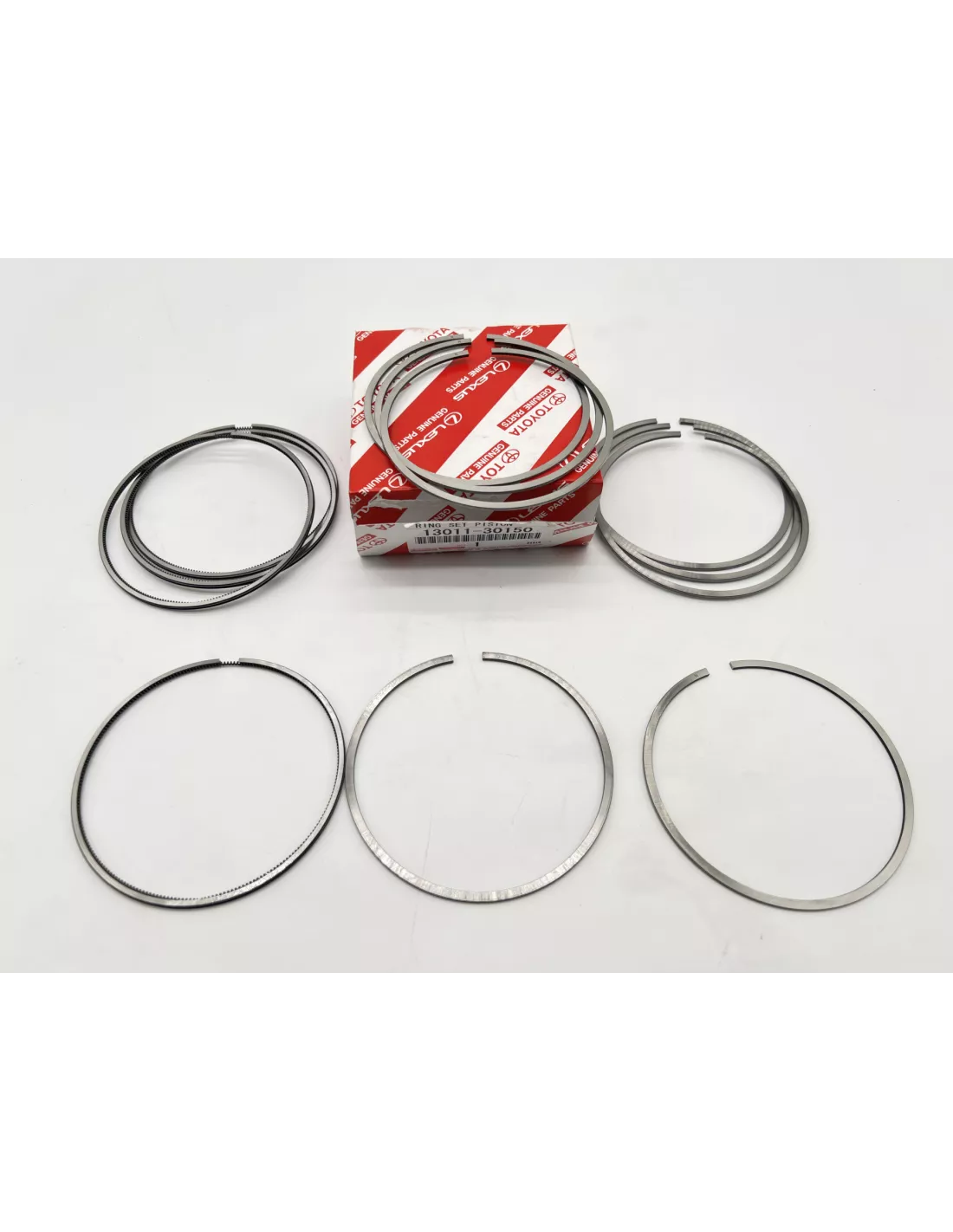 Jeu de segments pour 4 pistons KDJ12 KDJ15 173cv et Hilux Vigo