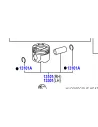 Piston moteur rangée cylindres droite VDJ200 - Marquage B - Cote