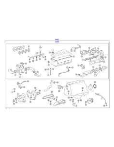 Pochette de joints moteur complète KDJ150 190cv TOYOTA - accessoire 2