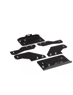 Staffe da montaggio a terra decorate sul pickup a grandezza naturale americano