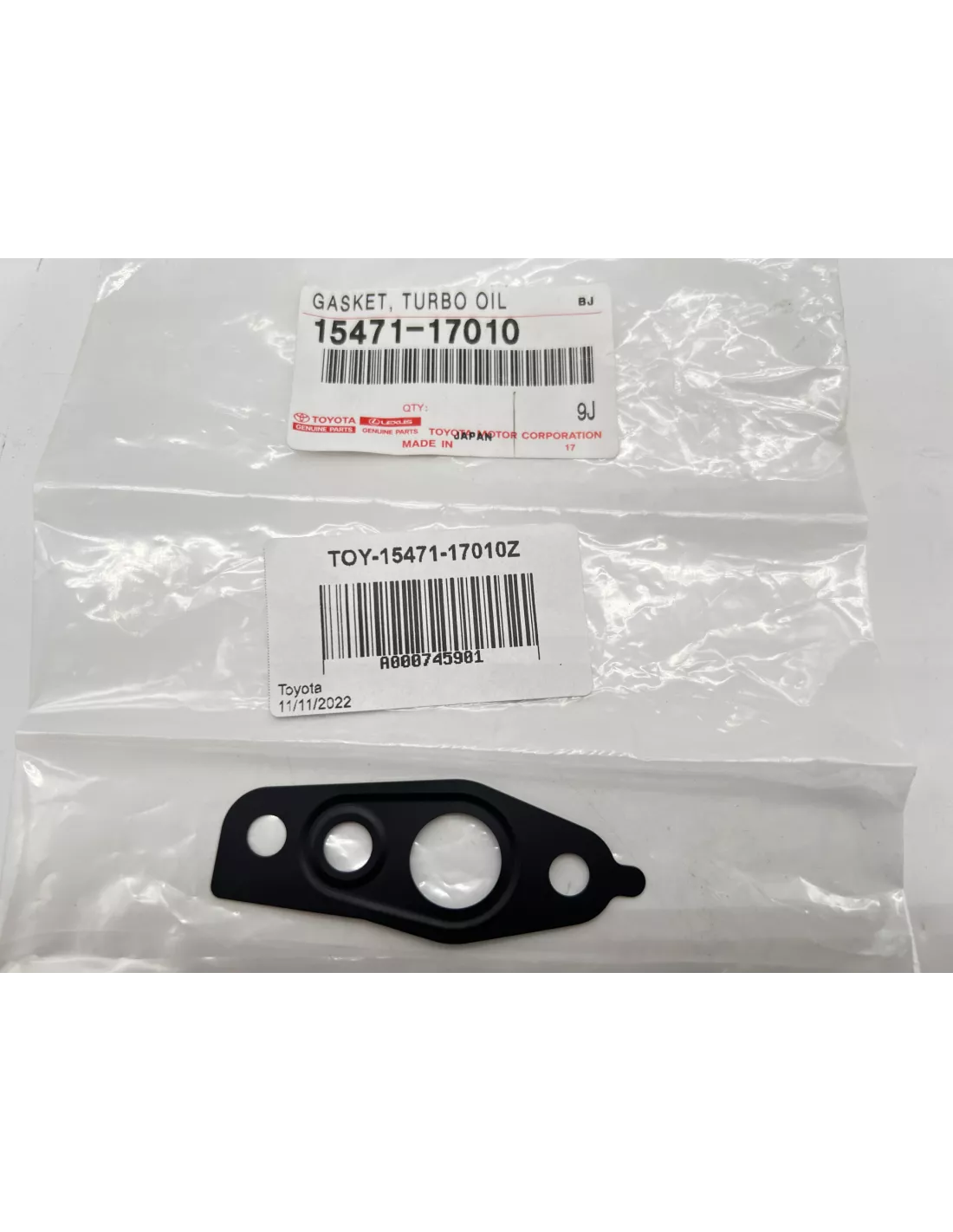 Joint entre turbo et tube alimentation huile HDJ100 avec