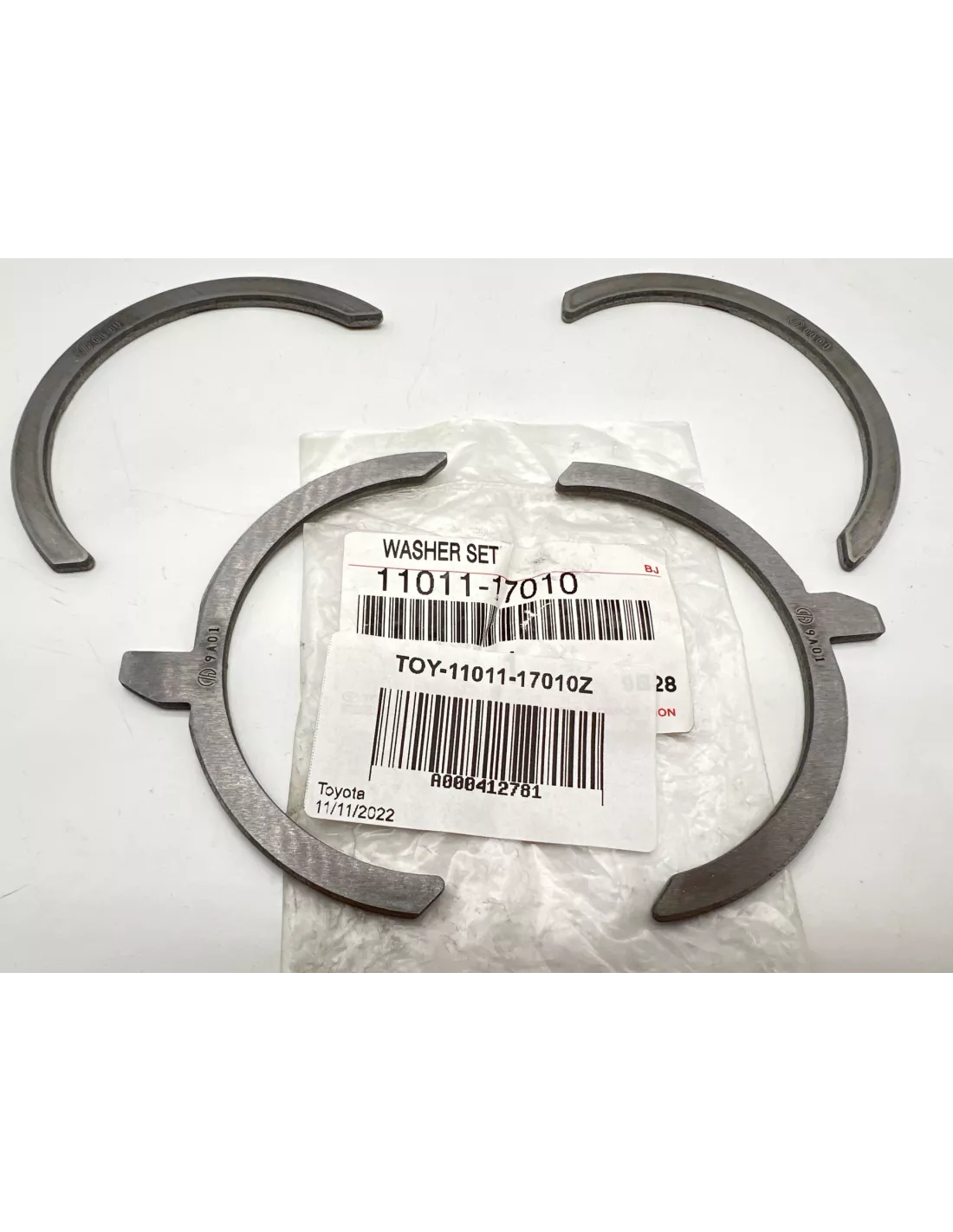 Jeu de cales de réglage latéral de vilebrequin HDJ80 HDJ100 HZJ7